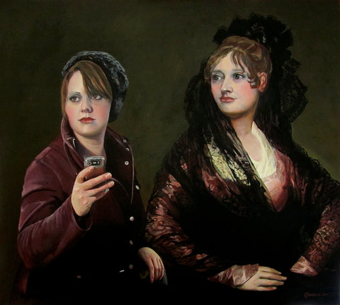 Laara Castells, 'Claire and Doña Isabel de Porcel, (after Francisco de Goya)'. 2013