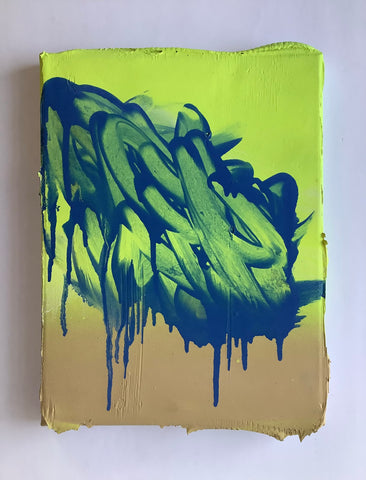 Kim Wan, 'Acid Green, Raw Sienna Light, Ultramarine Blue', 2024