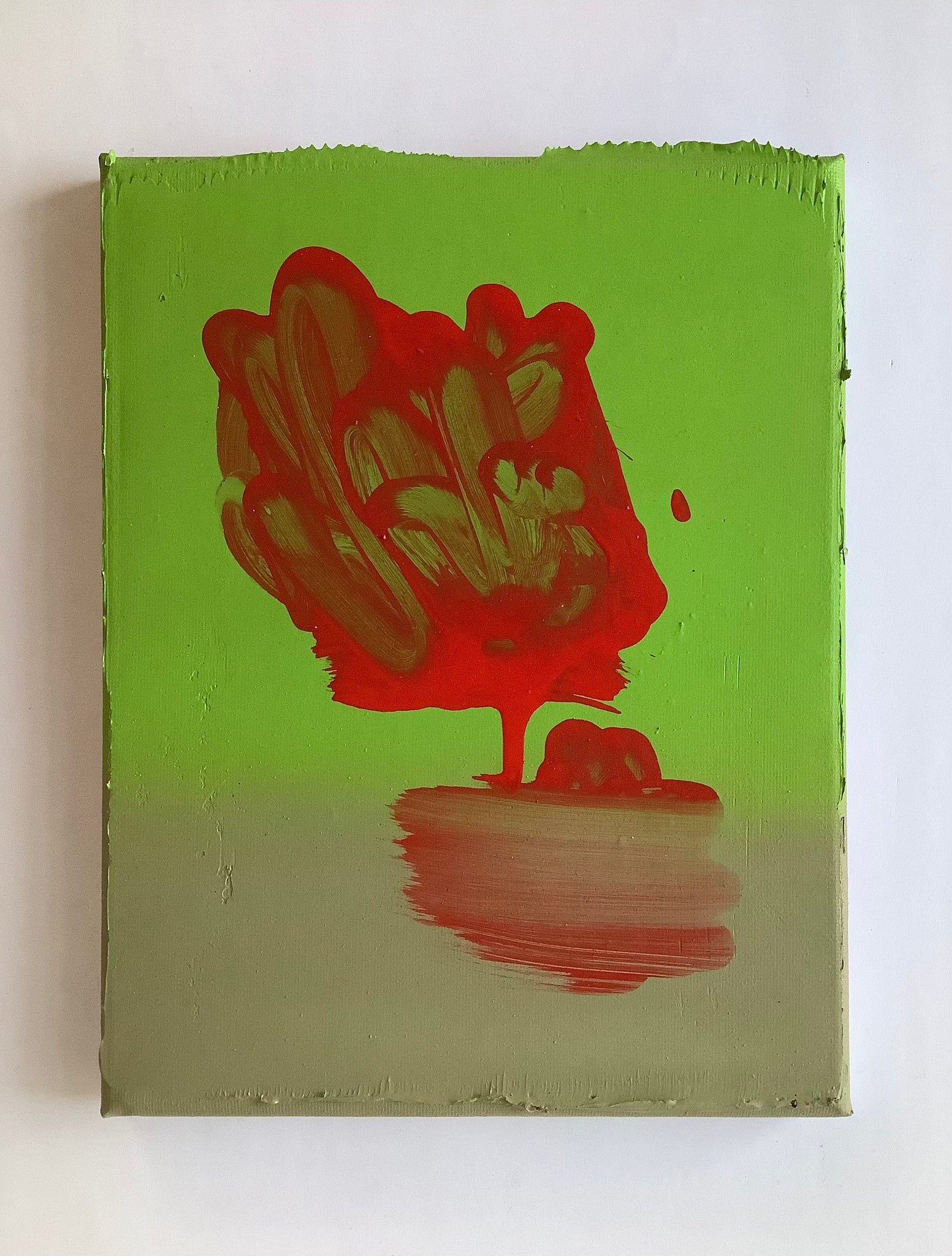 Kim Wan, 'Bright Green Lake, Italian Green Umber, Cadmium Red Light’, 2024