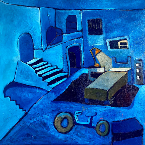 Karima Ben Cheikh, Blue Room, 2023