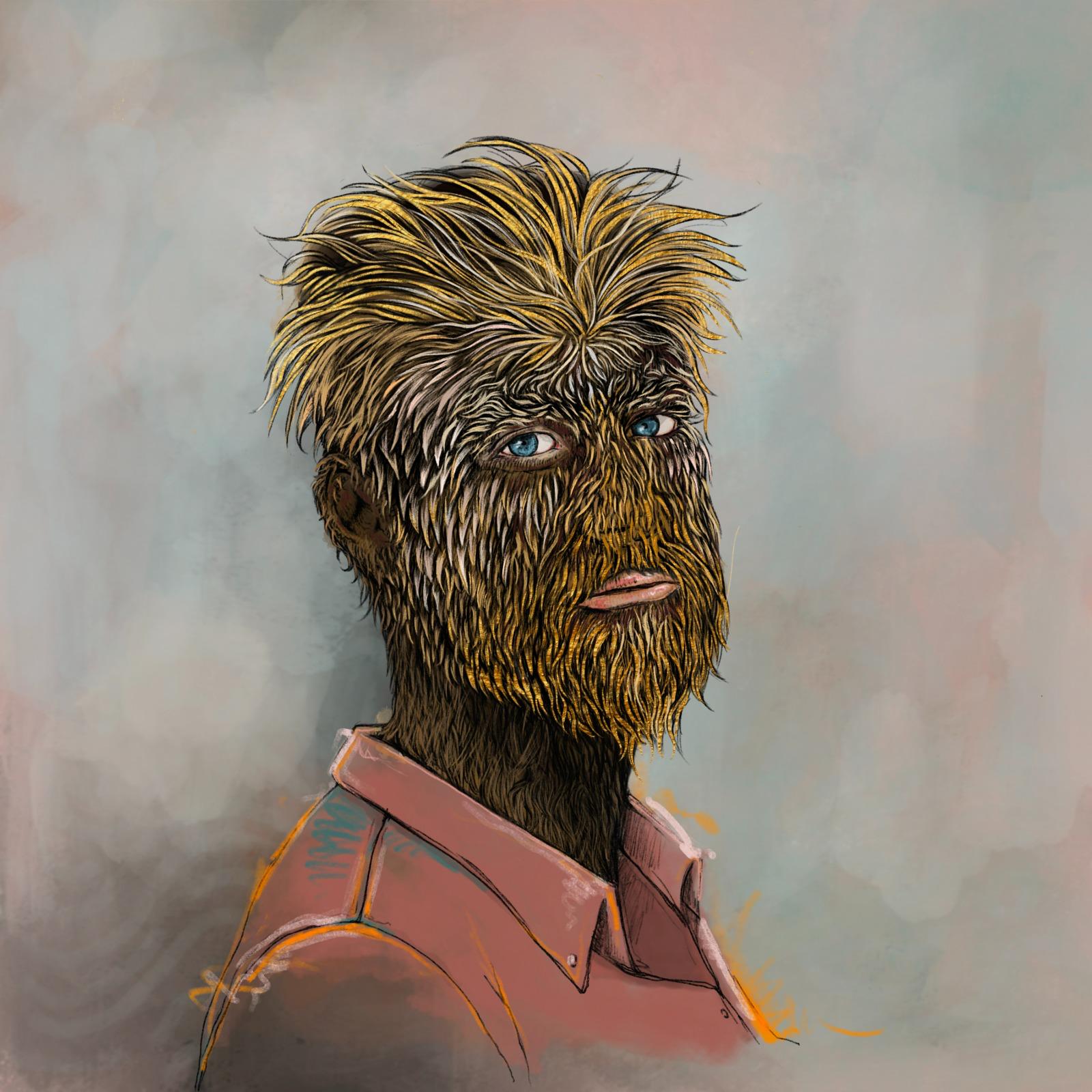 Sebastian Bravo, 'Ralph - Hypertrichosis', 2023