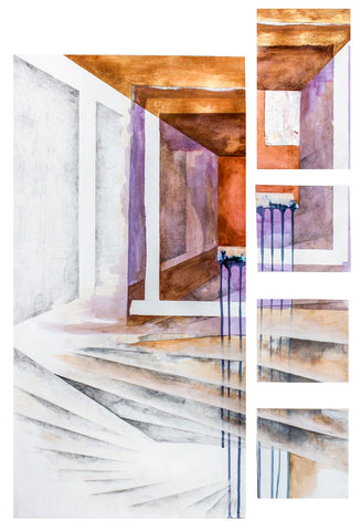 Kelly Olshan, 'Interiorscape in Purple', 2016
