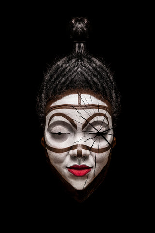Teddy Mitchener, 'Disappearing Africa Punu Mask', 2020